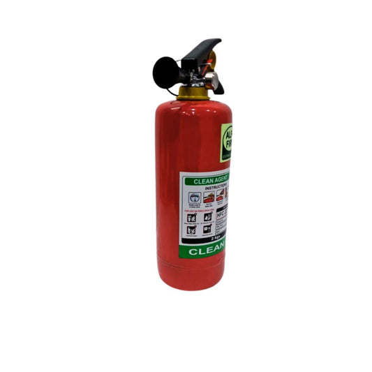 Alfa Fire Clean Agent Fire Extinguisher – Refillable – 5-Year Expiry – ISI Marked – Premium Mild Steel Body – Available in 2kg & 4kg | Office, Lab, Server Room Safety