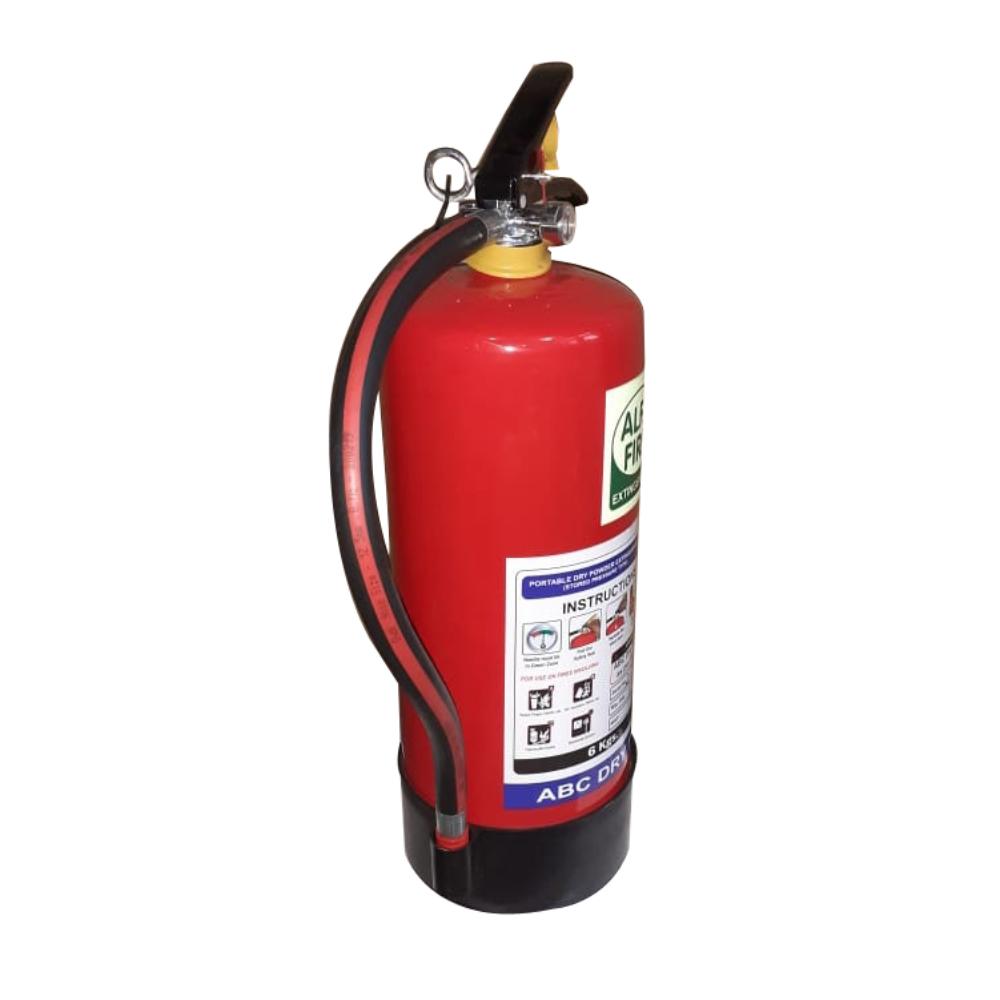 Alfa Fire ABC Dry Powder Fire Extinguisher – MAP 90% – ISI Marked – BIS Approved – Class A B C Fire Safety – Available in 1kg to 9kg | Industrial, Office & Vehicle Use