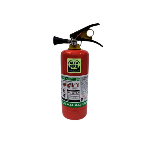 Alfa Fire Clean Agent Fire Extinguisher – Refillable – 5-Year Expiry – ISI Marked – Premium Mild Steel Body – Available in 2kg & 4kg | Office, Lab, Server Room Safety