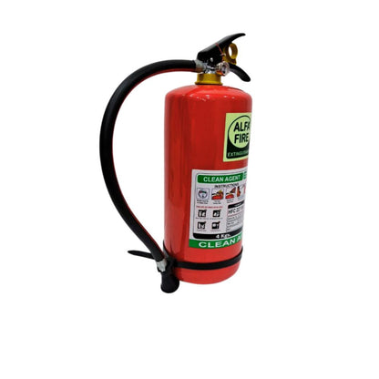 Alfa Fire Clean Agent Fire Extinguisher – Refillable – 5-Year Expiry – ISI Marked – Premium Mild Steel Body – Available in 2kg & 4kg | Office, Lab, Server Room Safety