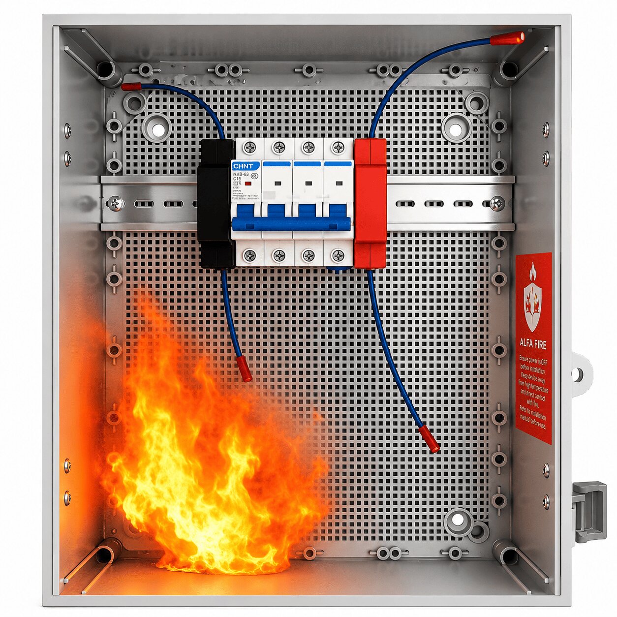 Automatic Aerosol Fire Suppression Device | Heat Activated Fire Extinguisher for Electrical Panels, Server Racks & Battery Cabinets