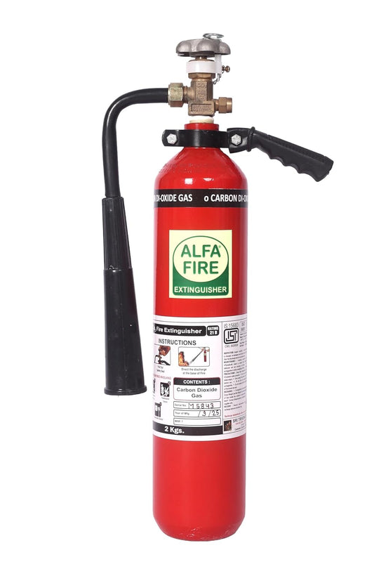 CO₂ Fire Extinguisher – Refillable | ISI Marked | 5-Year Content Expiry | Best for Electrical Fires & Offices