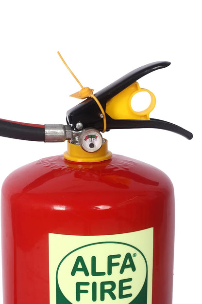Alfa Fire 9L AFFF Foam Fire Extinguisher – 3-Year Content Expiry – Refillable – BIS Certified – Mild Steel Body – Class A & B Fires | Petrol, Oil, Wood, Plastic Fire Safety