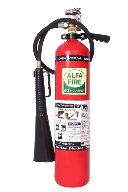 CO₂ Fire Extinguisher – Refillable | ISI Marked | 5-Year Content Expiry | Best for Electrical Fires & Offices