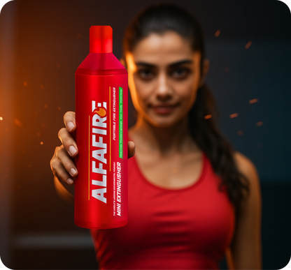 Portable 500ml Mechanical Foam Fire Extinguisher - Ready Safety for Kitchen, Car & Travel