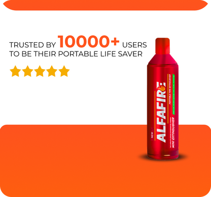 Portable 500ml Mechanical Foam Fire Extinguisher - Ready Safety for Kitchen, Car & Travel