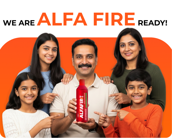 Portable 500ml Mechanical Foam Fire Extinguisher - Ready Safety for Kitchen, Car & Travel