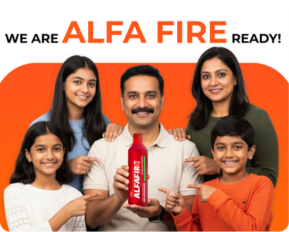 Portable 500ml Mechanical Foam Fire Extinguisher - Ready Safety for Kitchen, Car & Travel