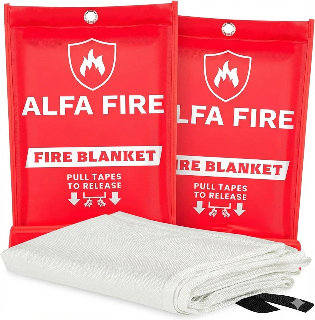 Fire Blanket - Reusable, Flame-Resistant Emergency Safety Blanket